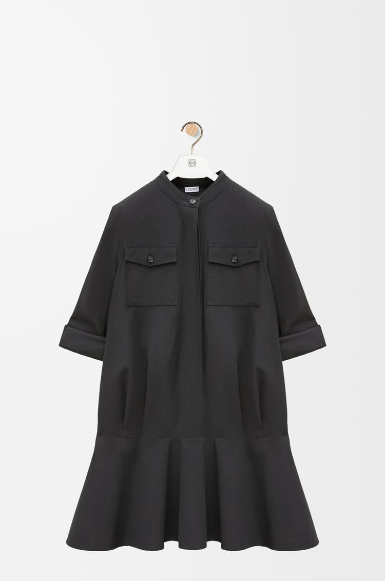 LOEWE Vestido en algodón Negro