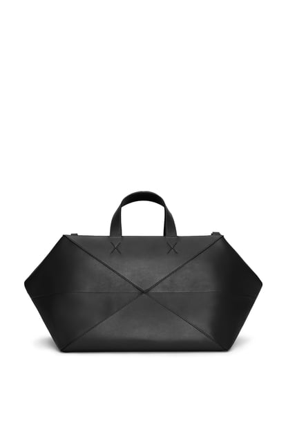 LOEWE Puzzle Fold Duffle in shiny calfskin 黑色 plp_rd