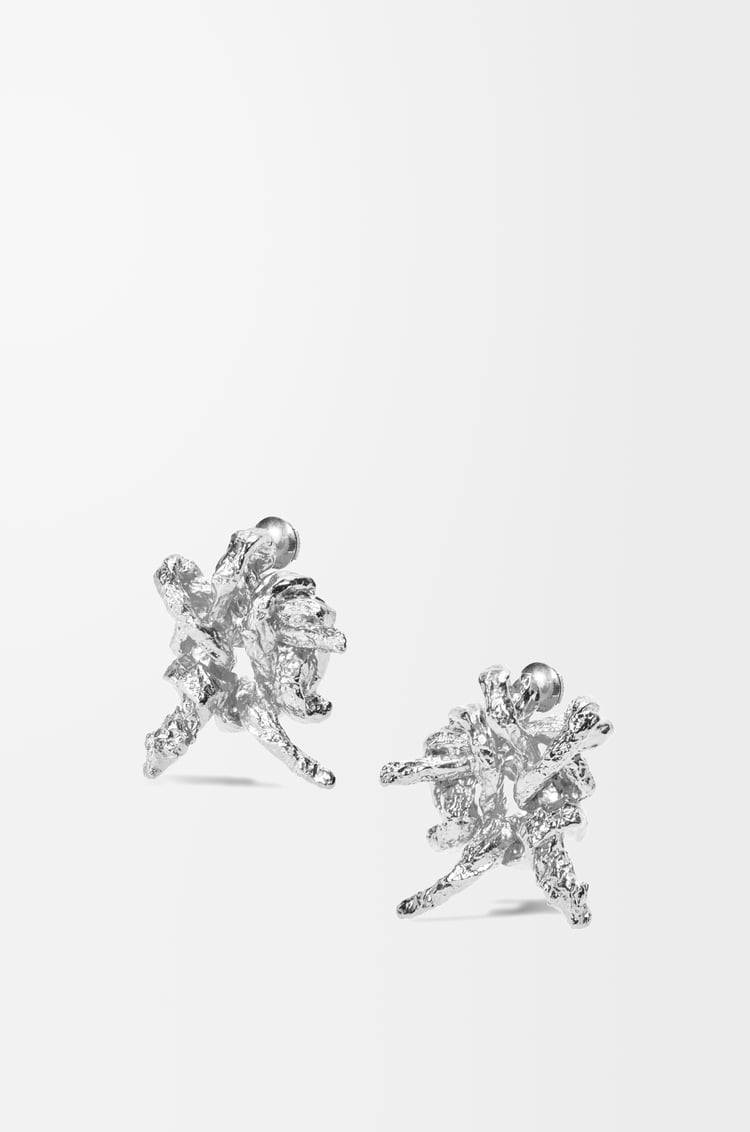 LOEWE Tarantella earrings in sterling silver Silver