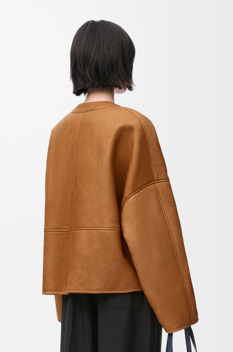 LOEWE Cárdigan en lana de oveja Toffee