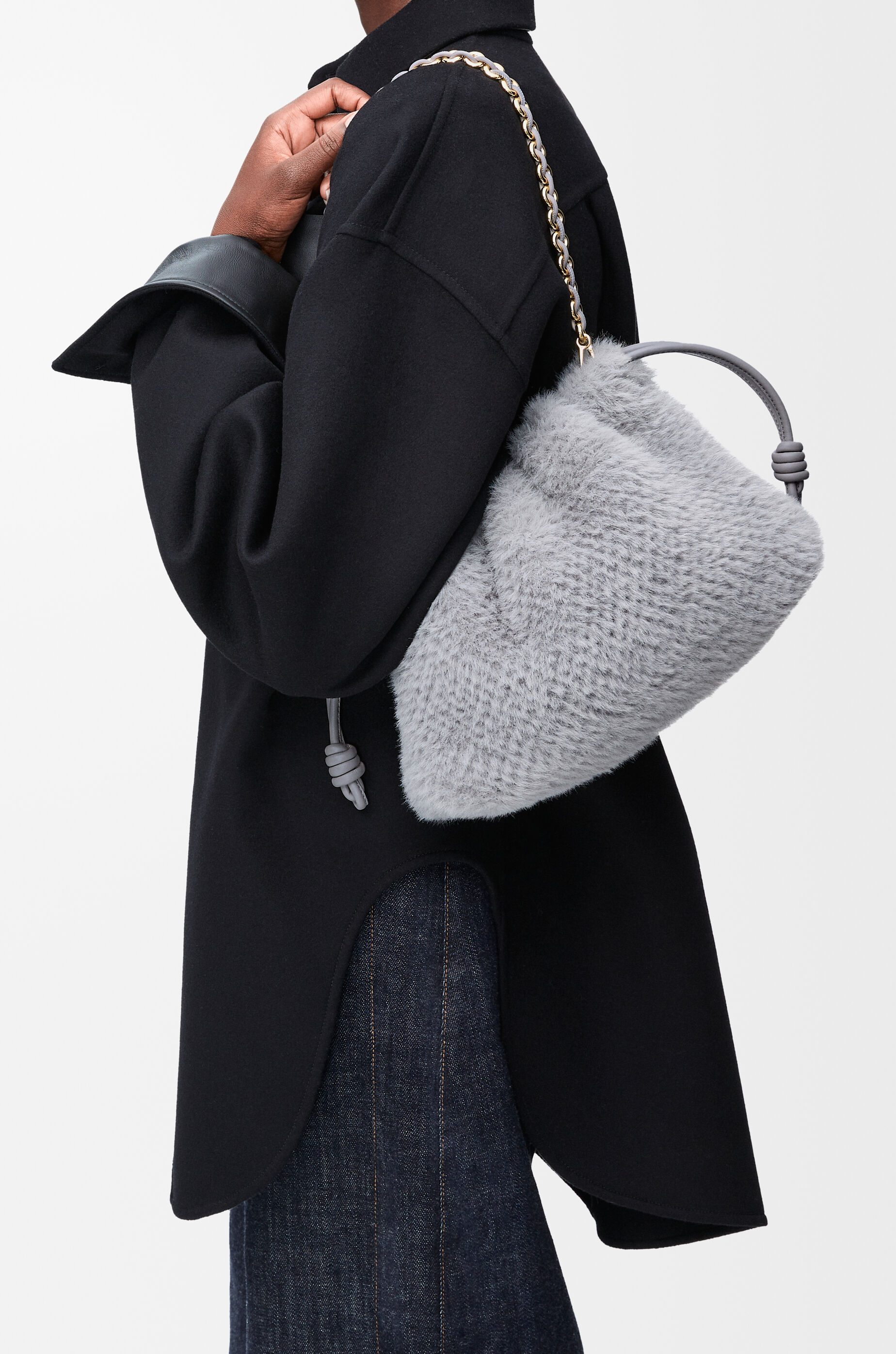 フラメンコパース ミディアム(ニット) シルバー - LOEWE フラメンコパース ミディアム(ニット) シルバー - LOEWE