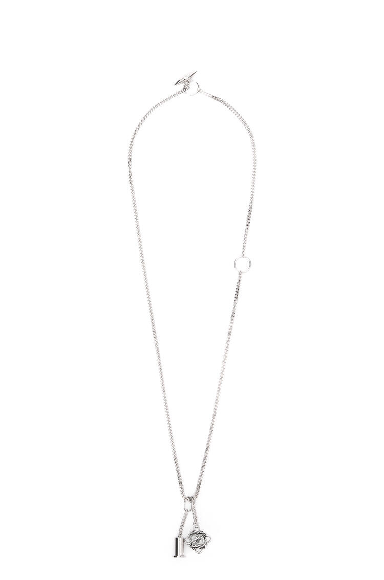 LOEWE Personalisation necklace in metal Palladium pdp_rd