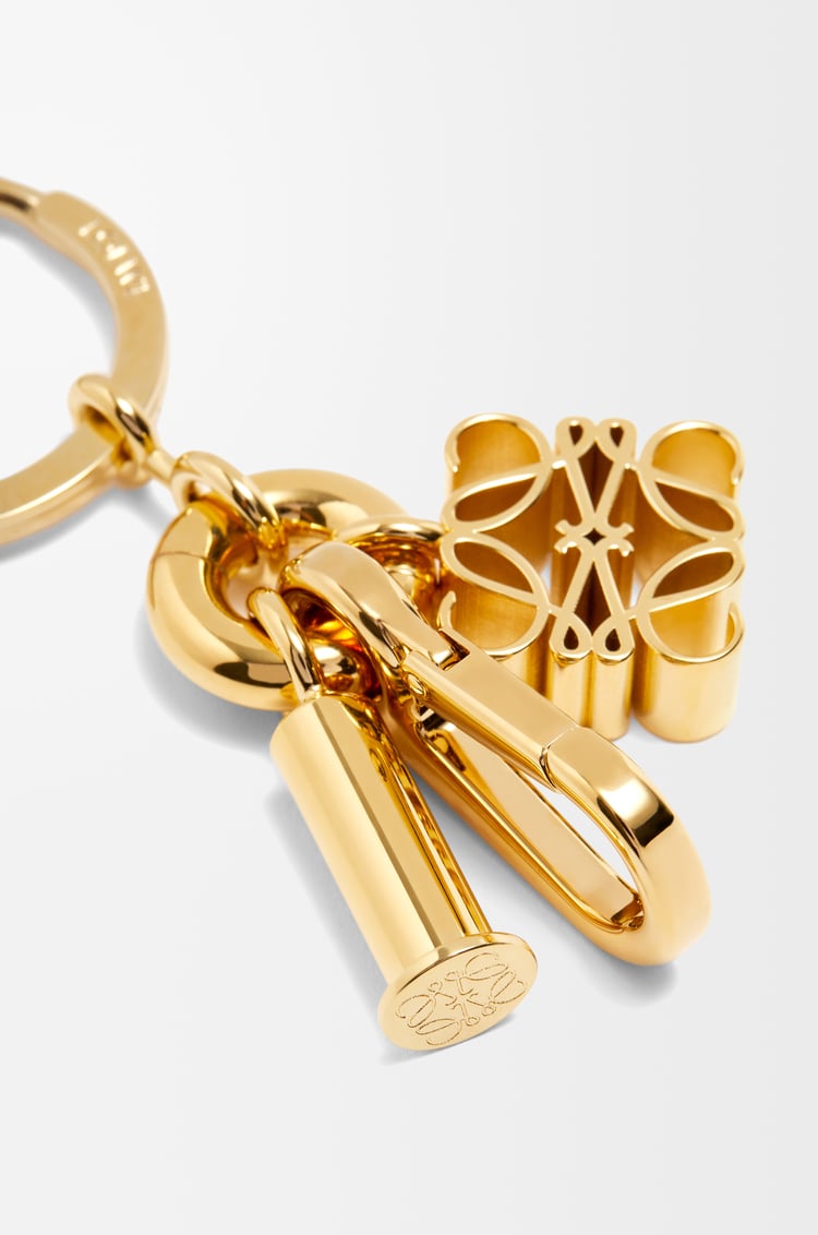 LOEWE Anagram 鑰匙圈 金色