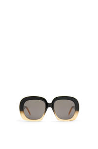 LOEWE Square halfmoon sunglasses in acetate Gradient Black/Beige