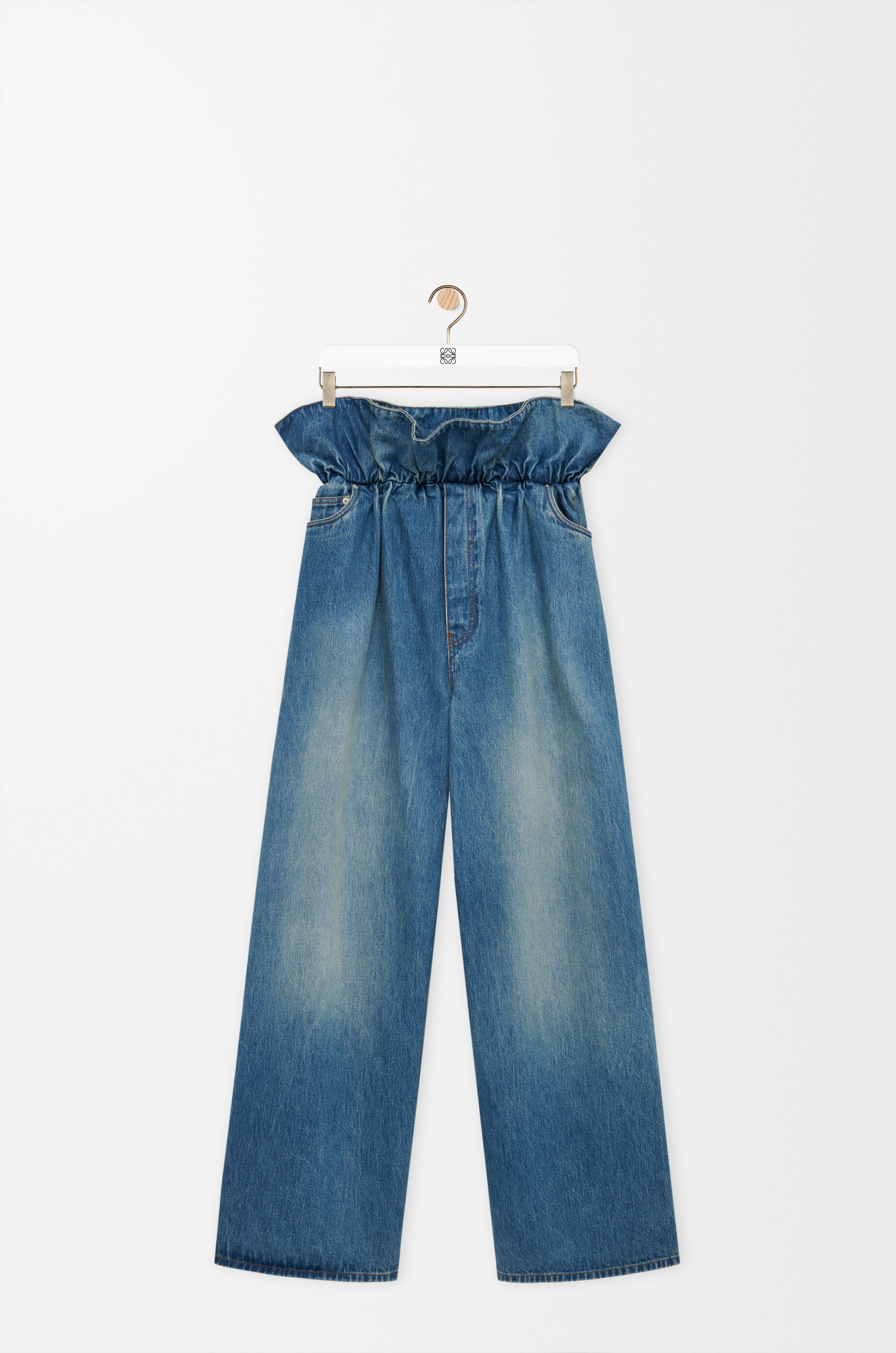 美品】LOEWE ロエベ カシミヤ100％ ショートパンツ 38 濃紺