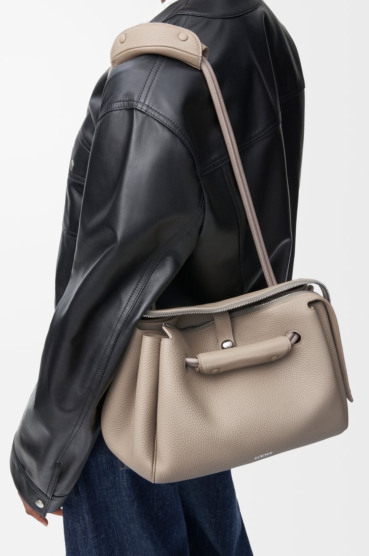 LOEWE Medium Madrid bag in supple grained calfskin Clay