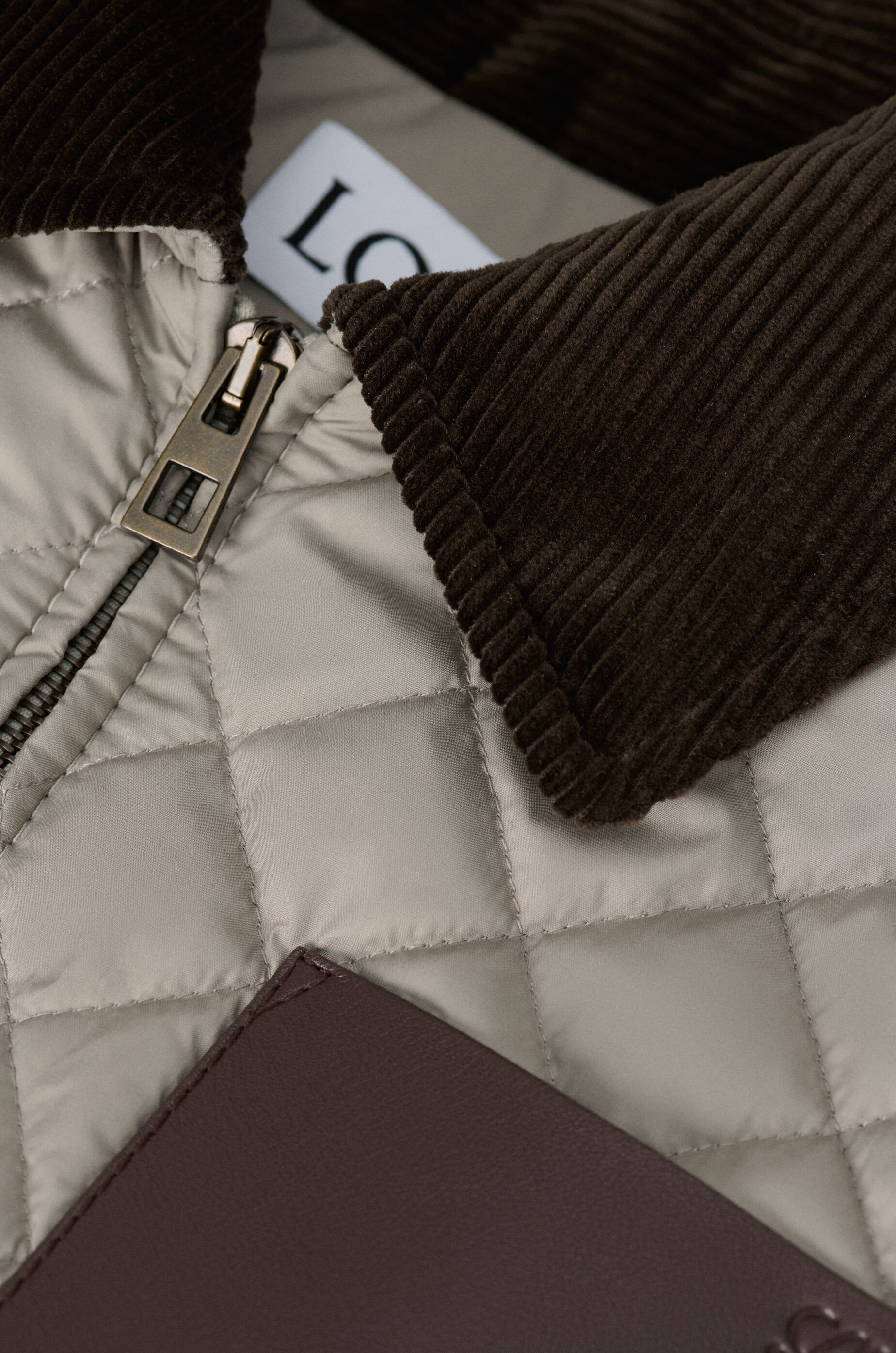 Short jacket in technical fabric Grey - LOEWE International