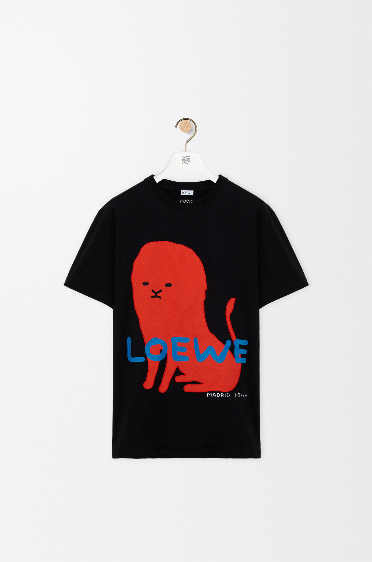 LOEWE Regular fit t-shirt in cotton ブラック