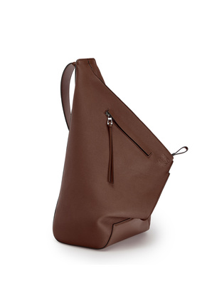 LOEWE Small Anton backpack in soft grained calfskin Cognac plp_rd