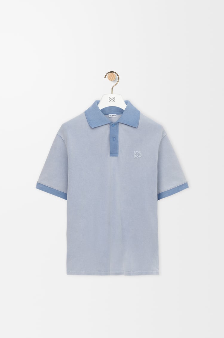 LOEWE Polo 棉質衫 淺藍色