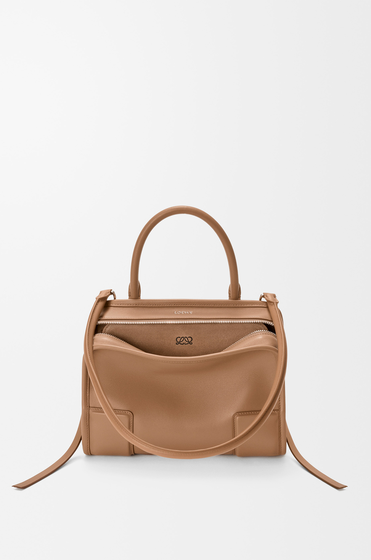 LOEWE Small Amazona 180 bag in soft calfskin Mocha