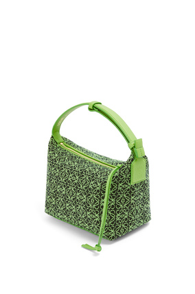 LOEWE Bolso Cubi pequeño en jacquard de anagrama y piel de ternera Verde/Verde Manzana plp_rd