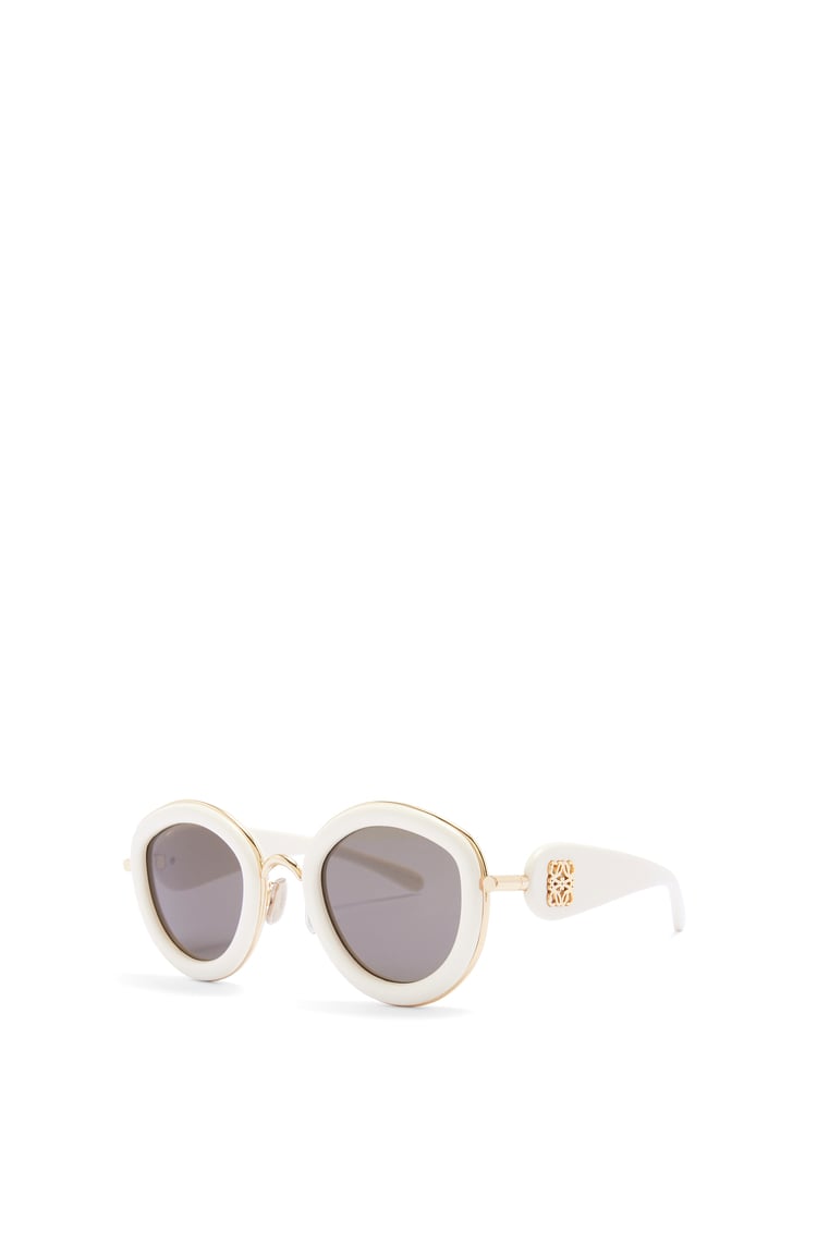 LOEWE Metal Daisy sunglasses in acetate in metal Ivory