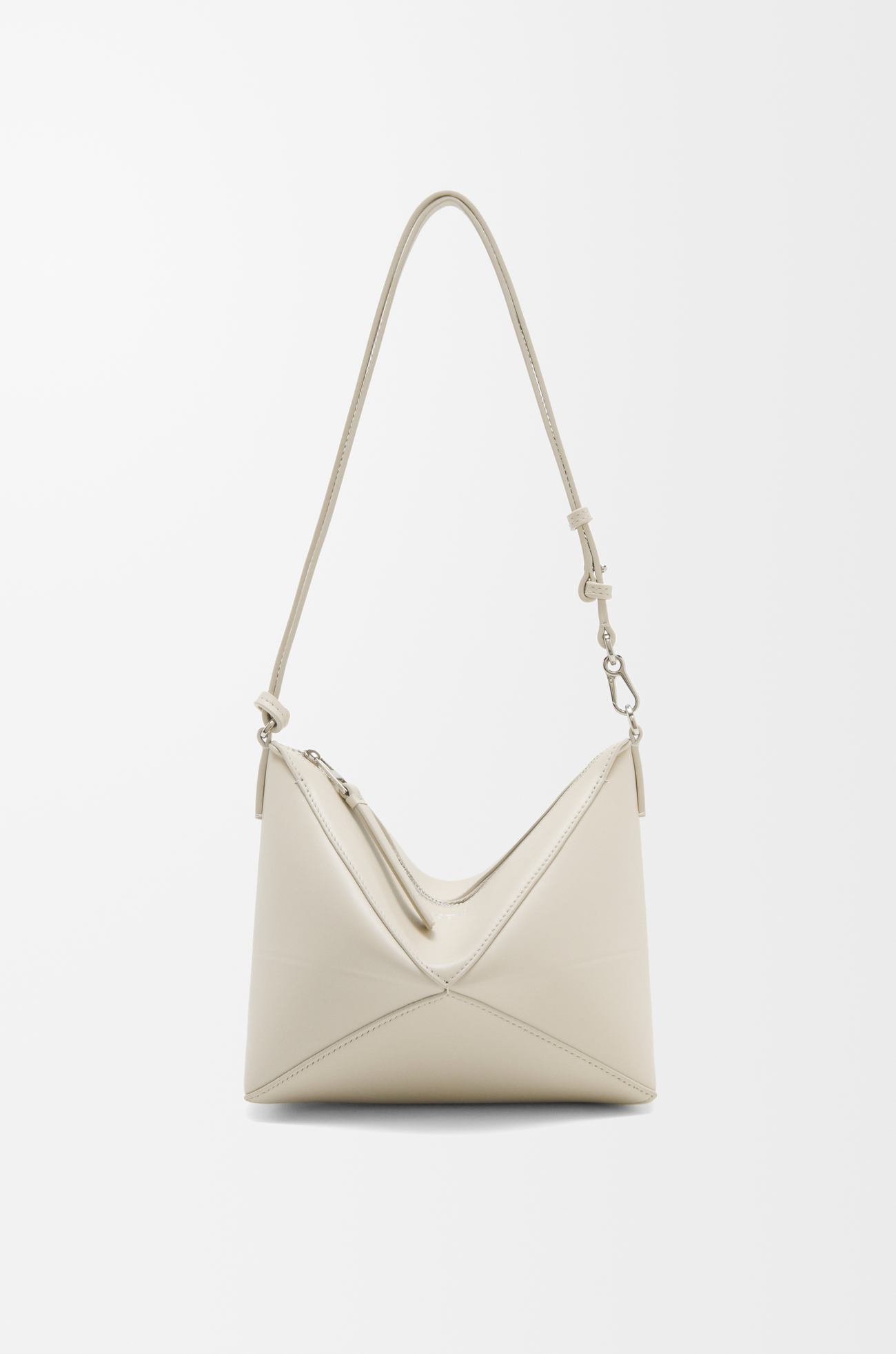 LOEWE Puzzle Fold pouch in shiny nappa calfskin Sea Salt