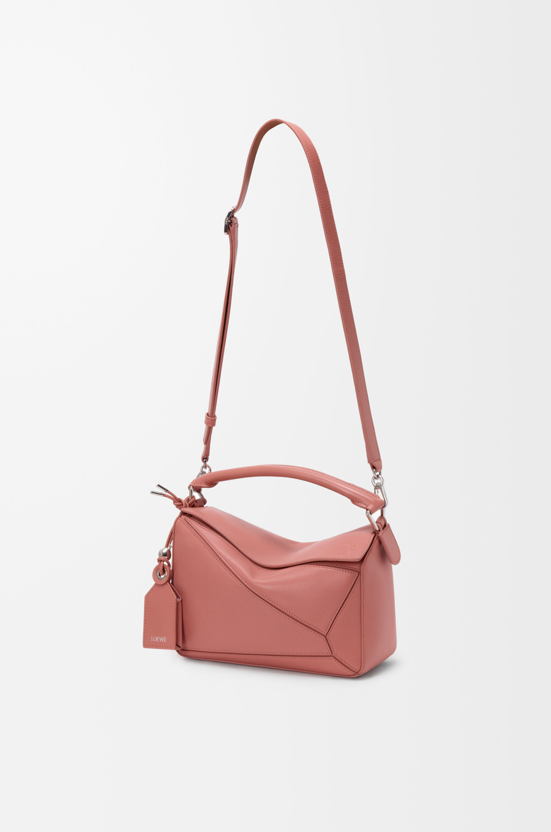 LOEWE Small Featherlight Puzzle bag in nappa lambskin Blush