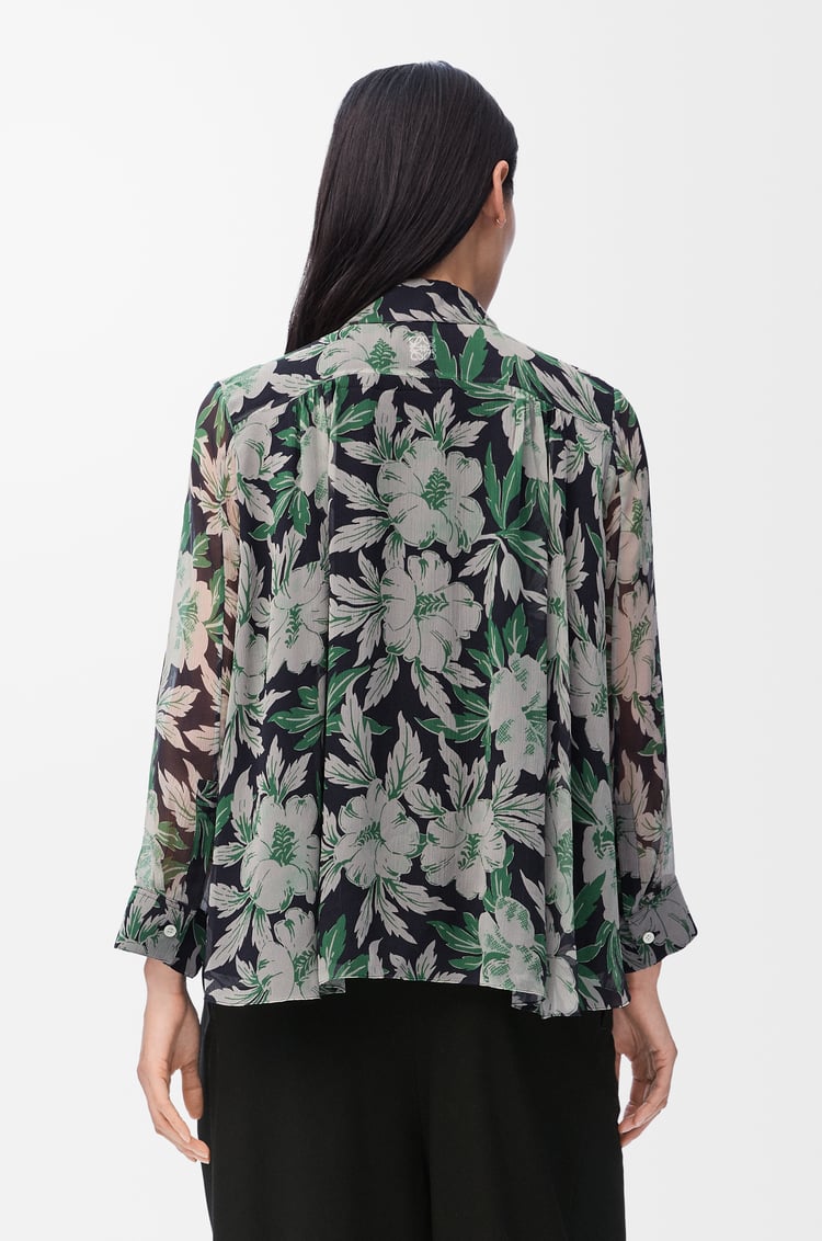 LOEWE Camisa en seda Multicolor