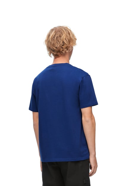 LOEWE Camiseta de corte regular en algodón Azul plp_rd