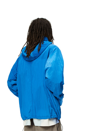 LOEWE Hooded parka in textured nylon Dark Teal Blue plp_rd