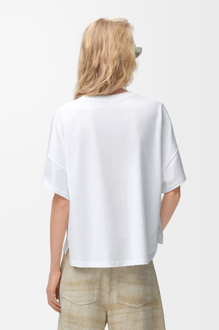 LOEWE Boxy fit T-shirt in cotton White