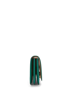 LOEWE Goya Long Clutch bag in silk calfskin Pine Green plp_rd
