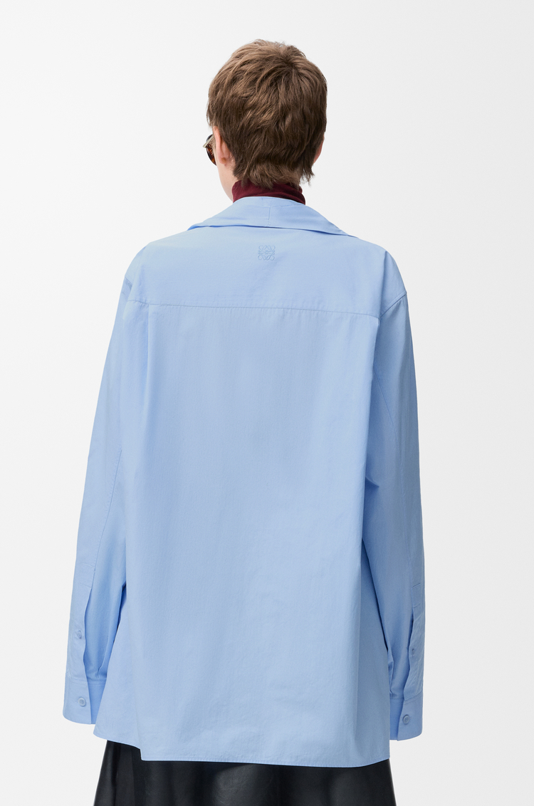 LOEWE Shirt in cotton Sky Blue