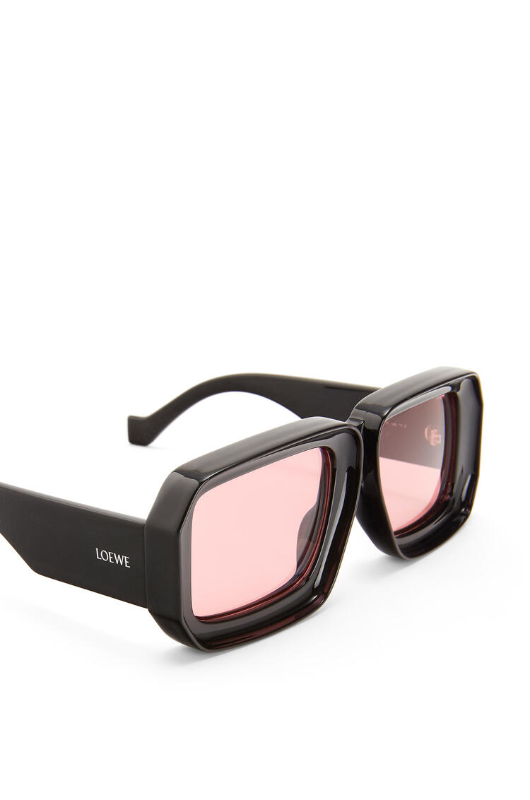 LOEWE Paula's Ibiza dive in mask sunglasses Shiny Black pdp_rd