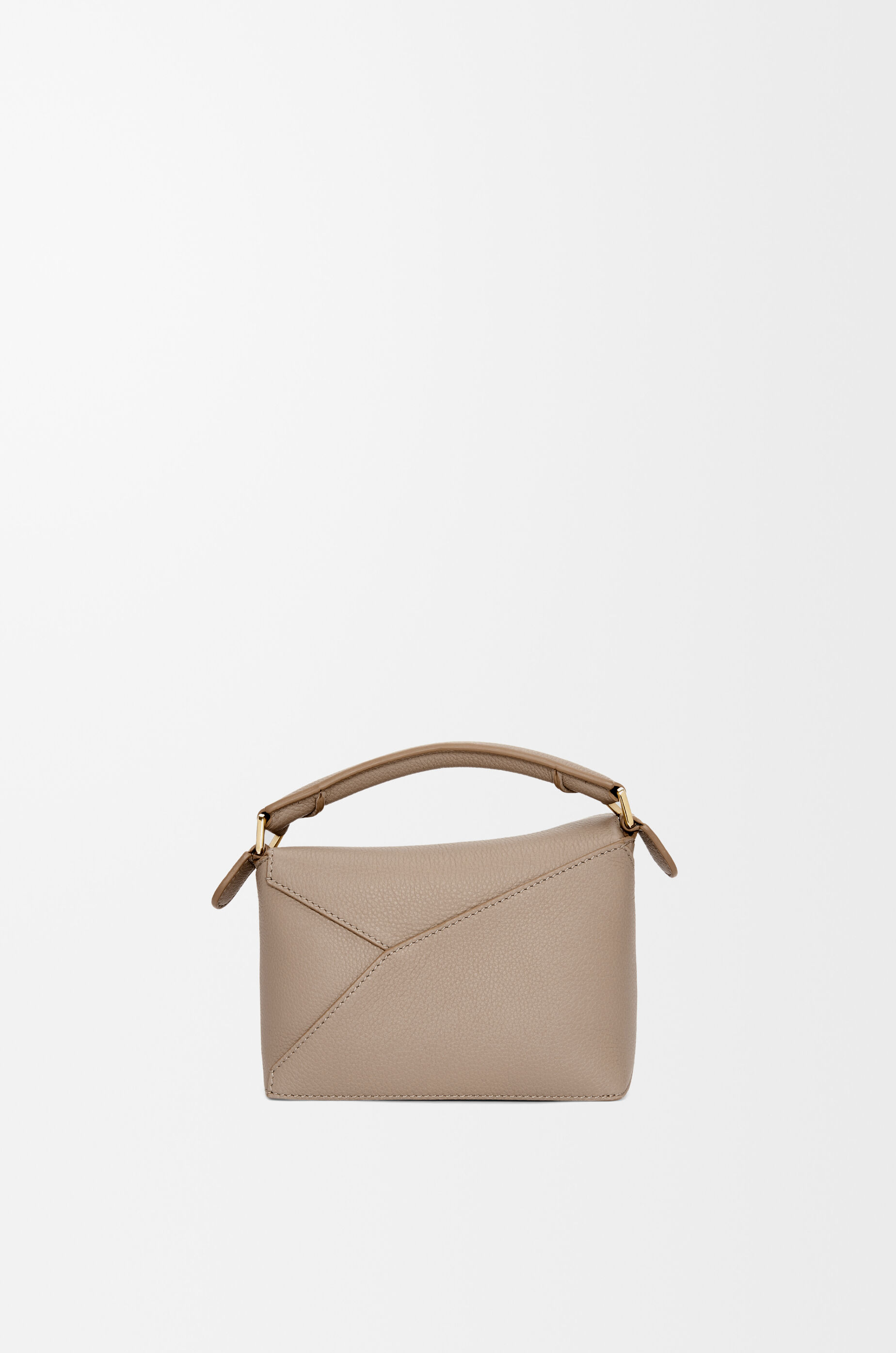 パズルエッジ バッグ ミニ（ソフトグレインカーフ） ベージュ