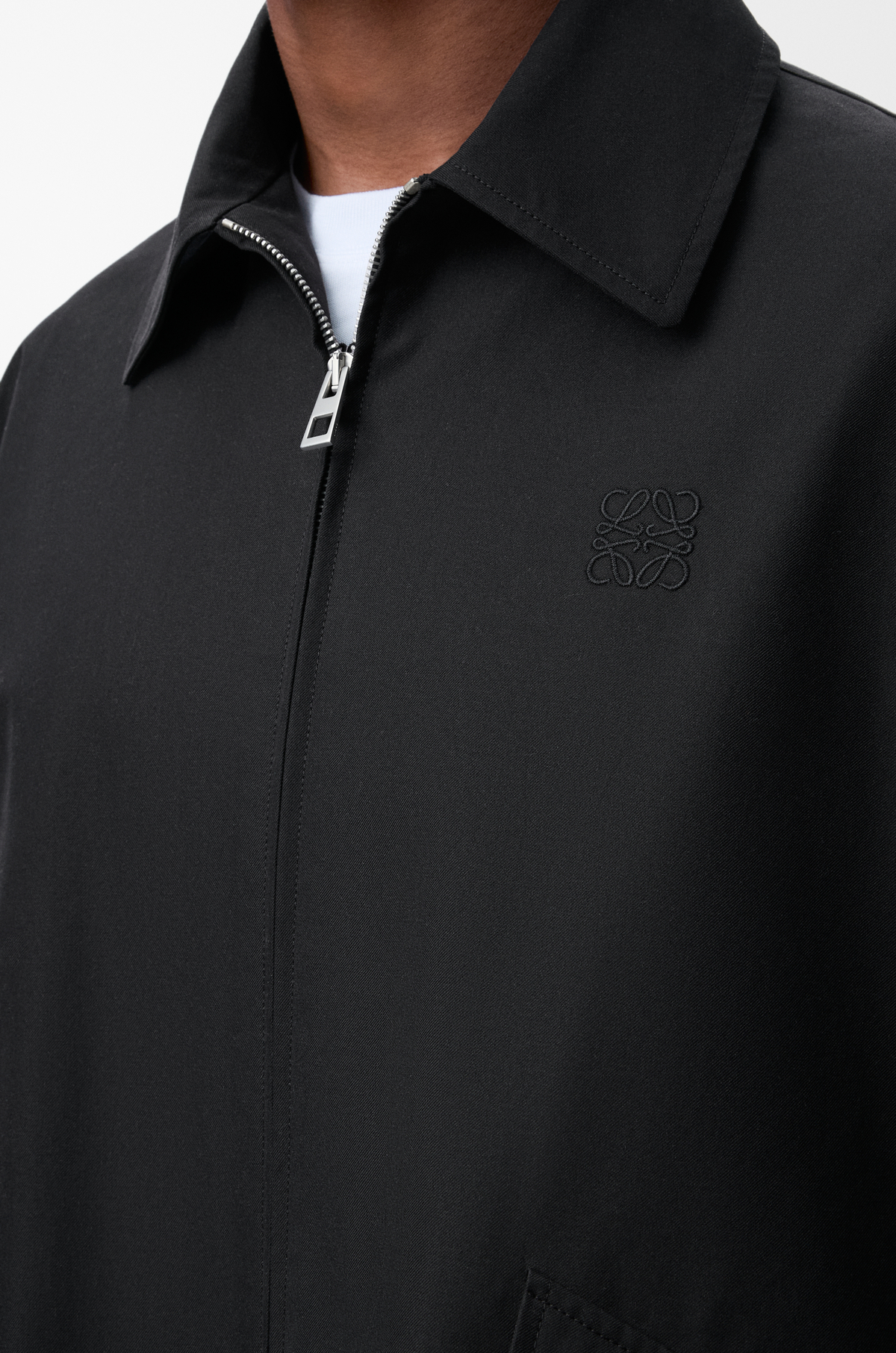Hooded parka in cotton Black - LOEWE USA Official Website