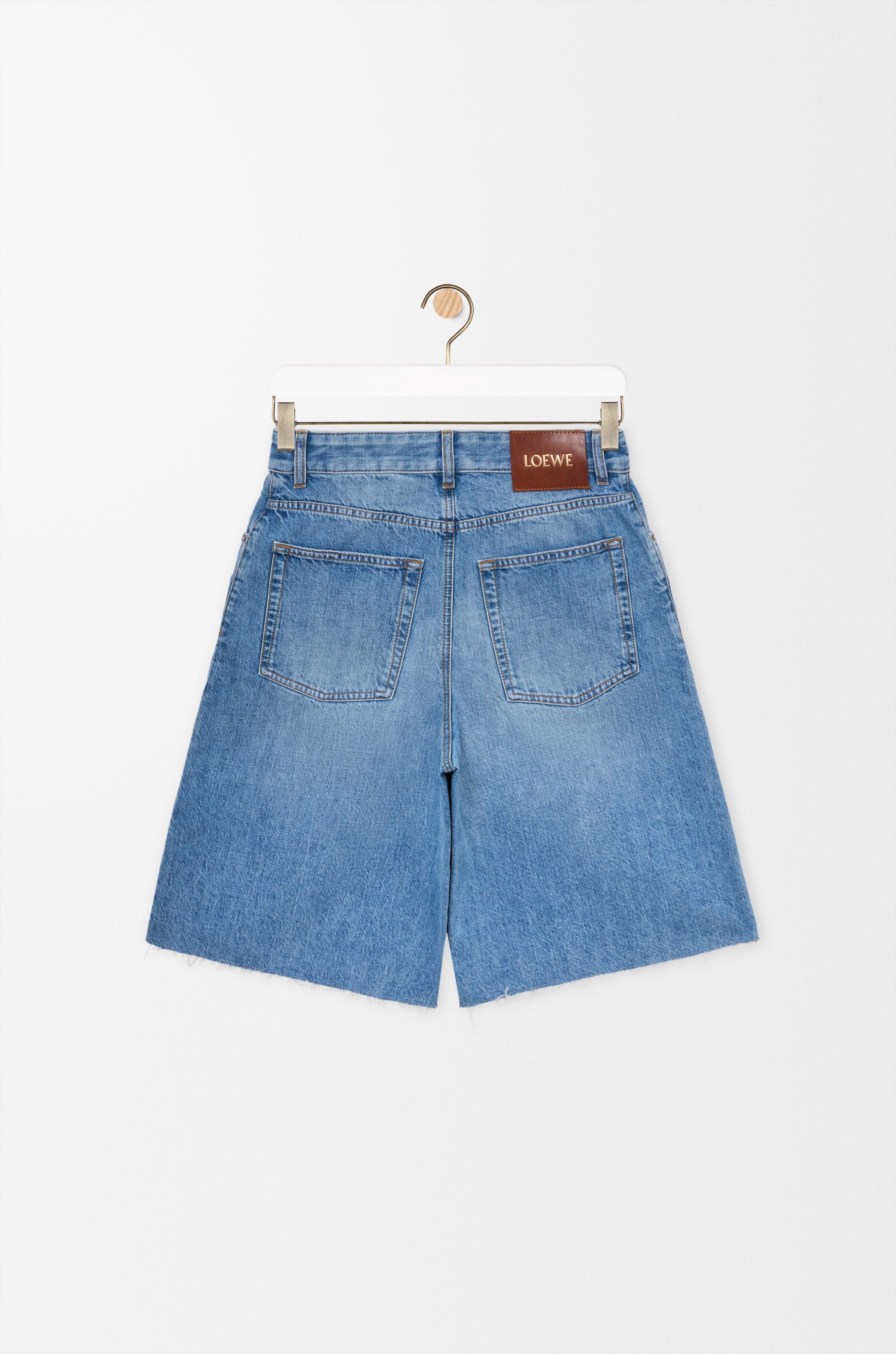 Anagram shorts in denim Blue - LOEWE