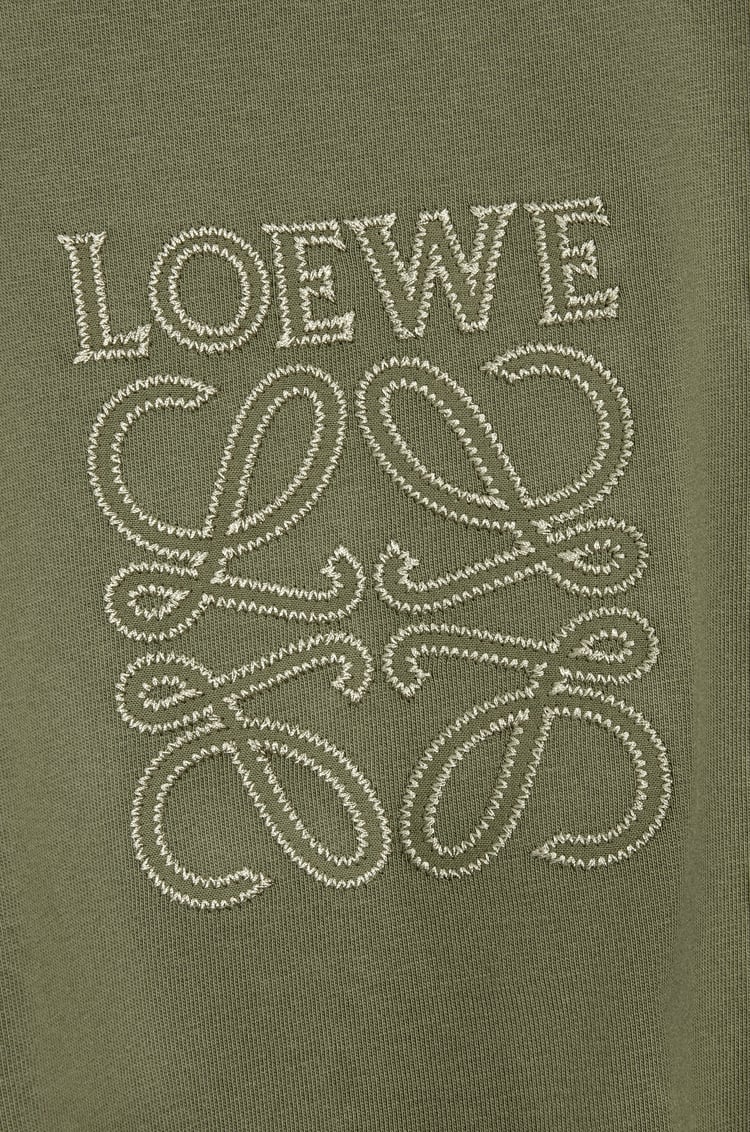 LOEWE リラックスフィット Tシャツ（コットン） カーキグリーン