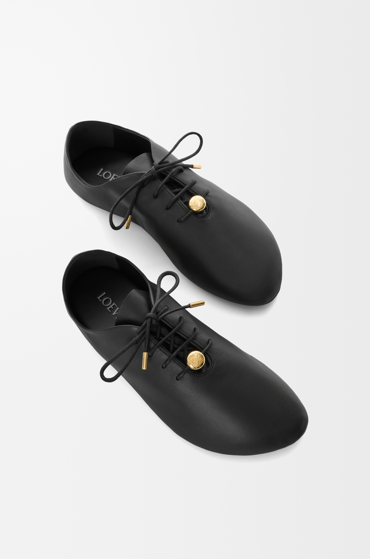 LOEWE Zapato Pebble Soft en piel napa de ternera Negro