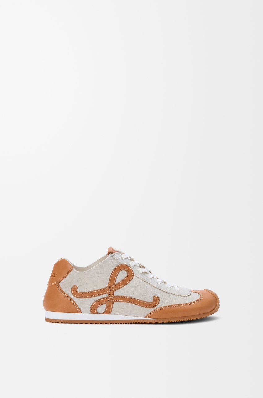Ballet Runner 2.0 unlined in deerskin and vegetable-tanned calfskin