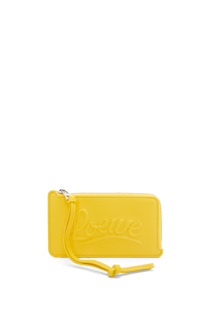 LOEWE Large coin holder in classic calfskin Yellow