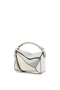 LOEWE Small Puzzle bag in classic calfskin Ash Grey/Marble Green pdp_rd