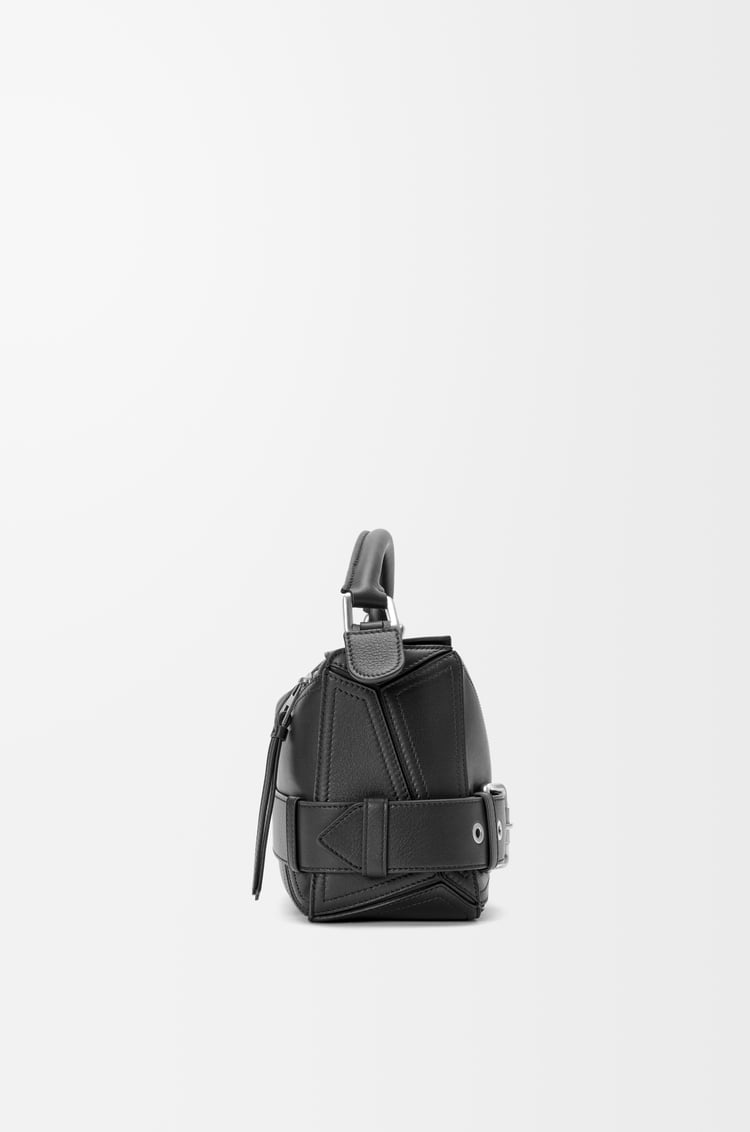 LOEWE パズル バイカー バッグ スモール（シャイニーカーフ） ブラック