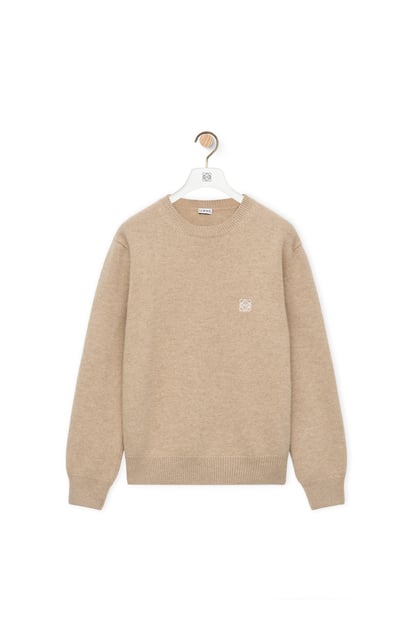 LOEWE Sweater in wool 混合米色 plp_rd