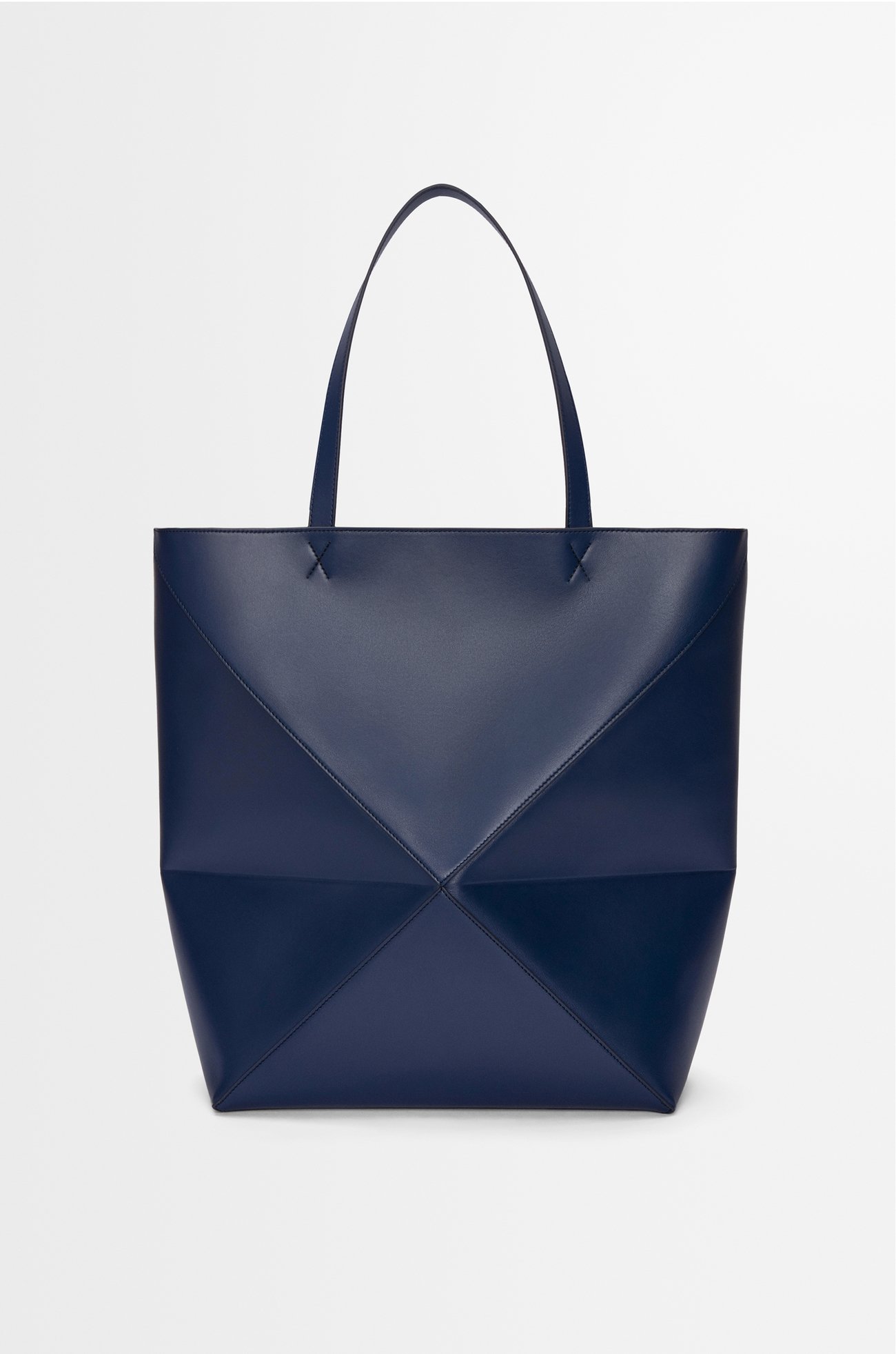 LOEWE パズルフォルド トート XL（シャイニーカーフ） アビスブルー