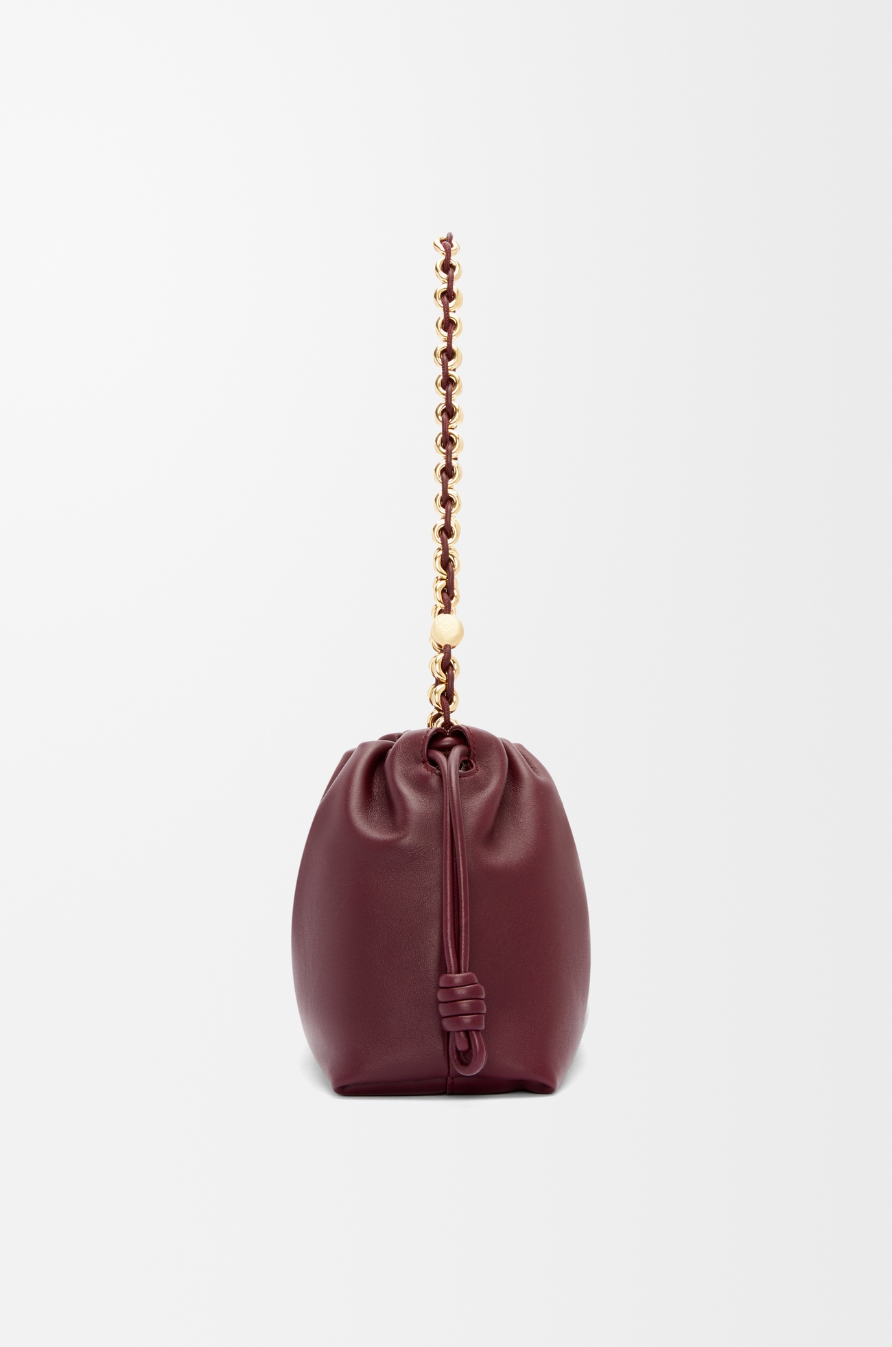 LOEWE Medium Flamenco purse in mellow nappa lambskin Dark Burgundy plp_rd