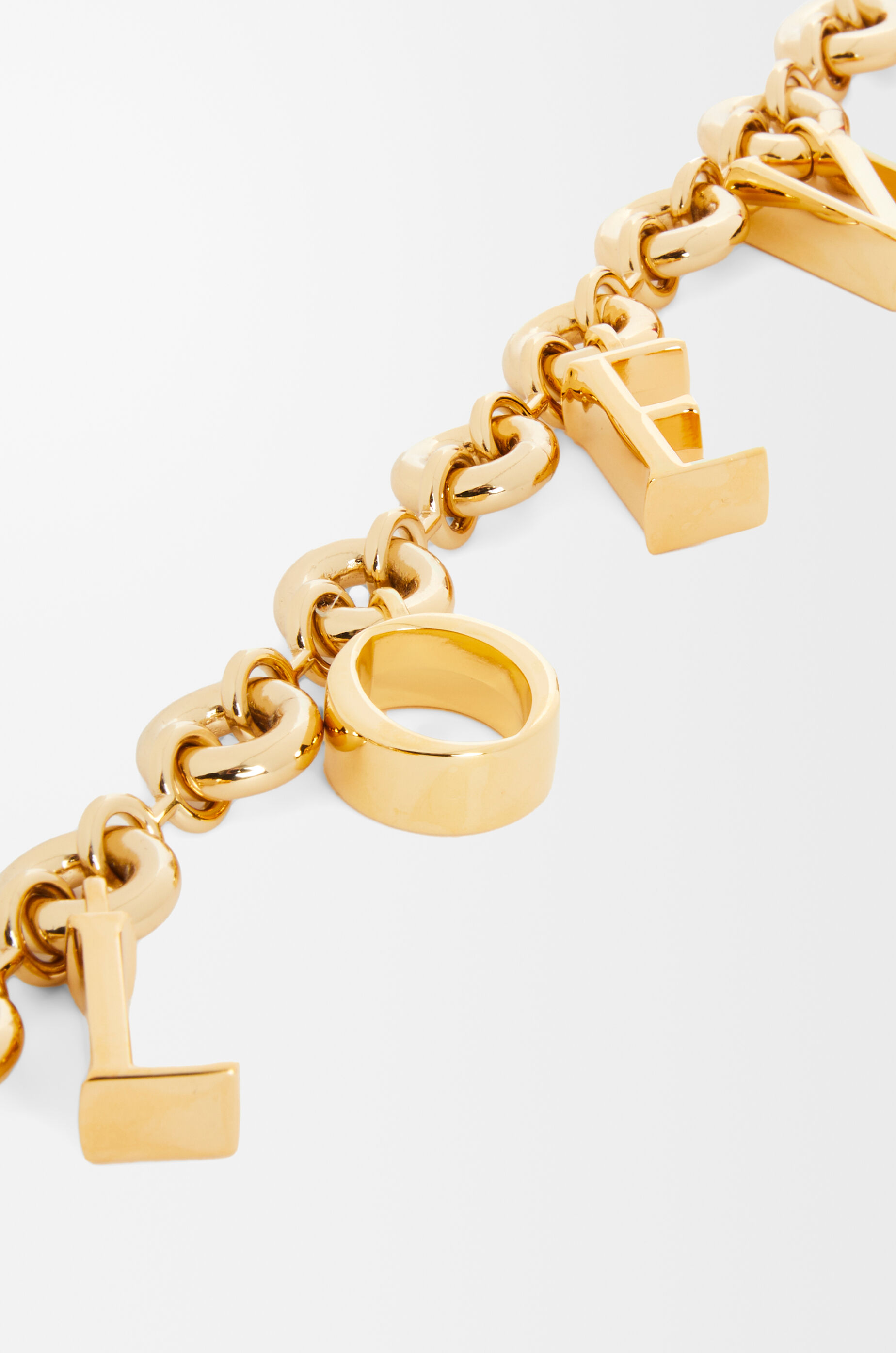 LOEWEチャーム ドーナツチェーン ゴールド - LOEWE