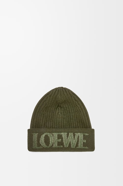 LOEWE Gorro LOEWE en lana Té Empolvado plp_rd