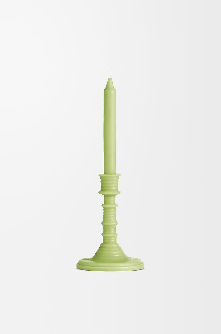 LOEWE Cucumber wax candleholder Light Green
