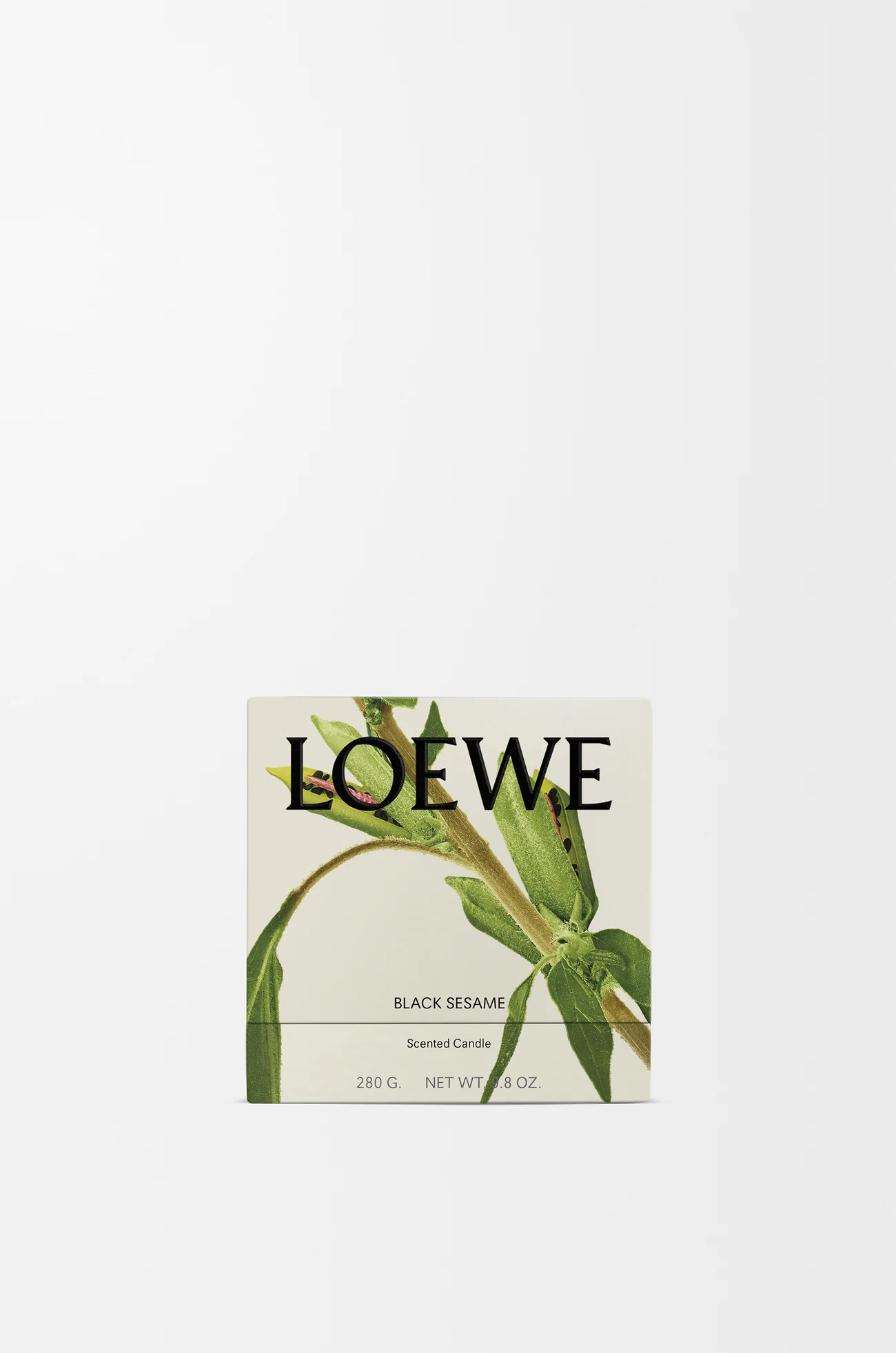 LOEWE Petite bougie parfumée Black Sesame Argent