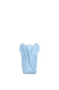 LOEWE Elephant Pocket in classic calfskin Dusty Blue