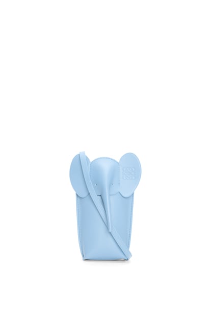 LOEWE Elephant Pocket in classic calfskin Dusty Blue plp_rd