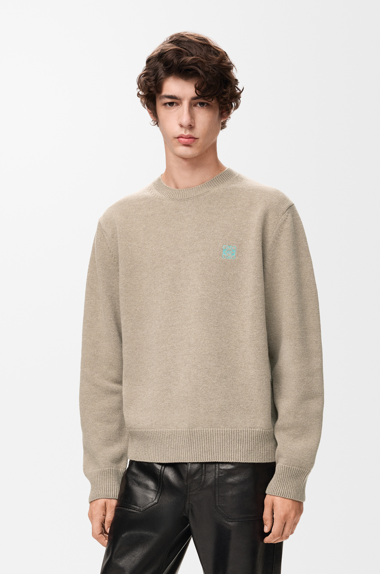 LOEWE Jersey en lana Gris Claro