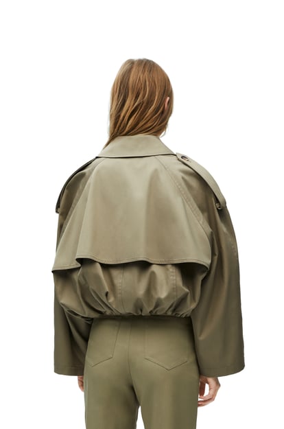 LOEWE Balloon jacket in cotton Military Green plp_rd