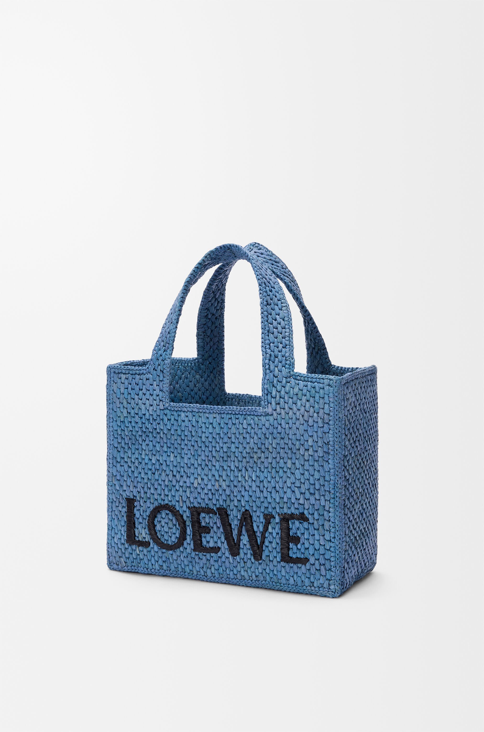 激安 ロエベフォント LOEWE - ブルー スモール（ラフィア） トート バッグ