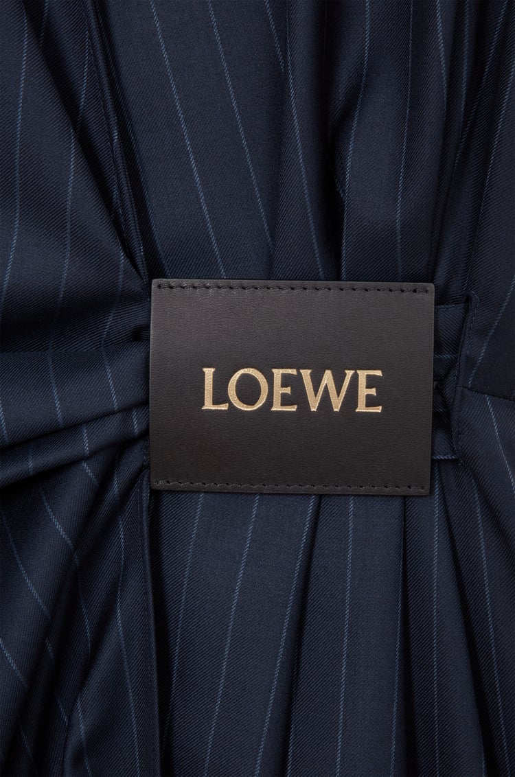 LOEWE Dress in wool Navy/Grey