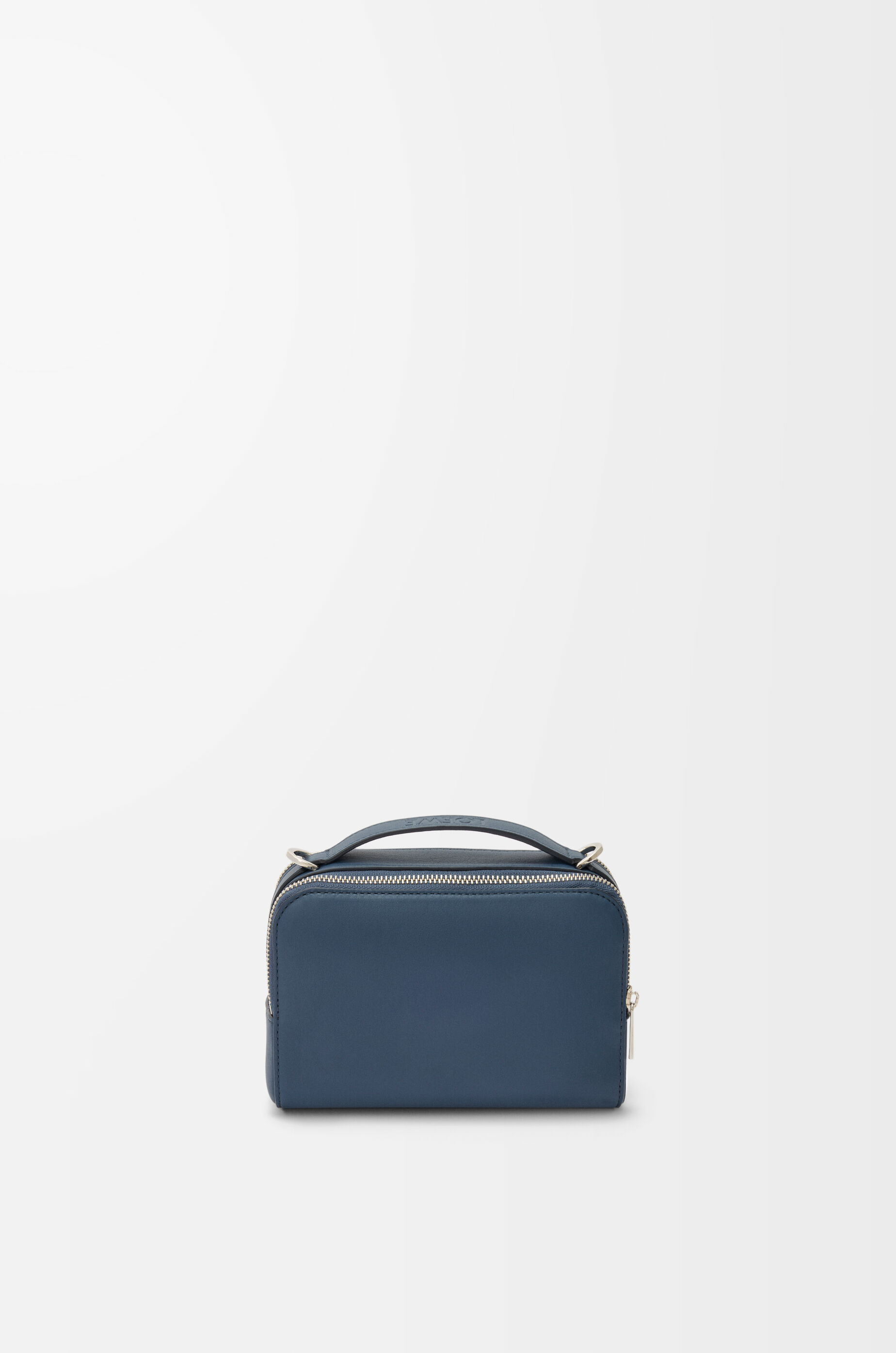 クロスボディ カメラバッグ ミニ（サテンカーフ） ブルー - LOEWE