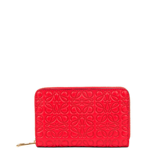 LOEWE Zip Card Holder Primary Red LOEWE Zip Card Holder Primary Red all